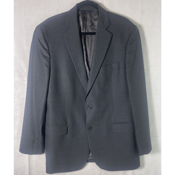 Brooks Brothers 346 Mens Wool Stretch Dark Gray Blazer/Sports Coat 42R‎ - Picture 1 of 6